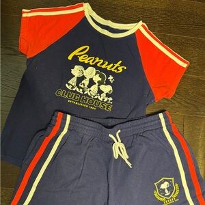 Peanuts Club House T-Shirt and Shorts Set
